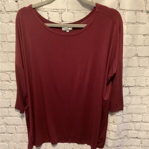 Crimson Piko top